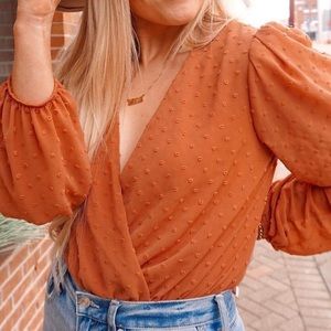 Puff Sleeve Bodysuit